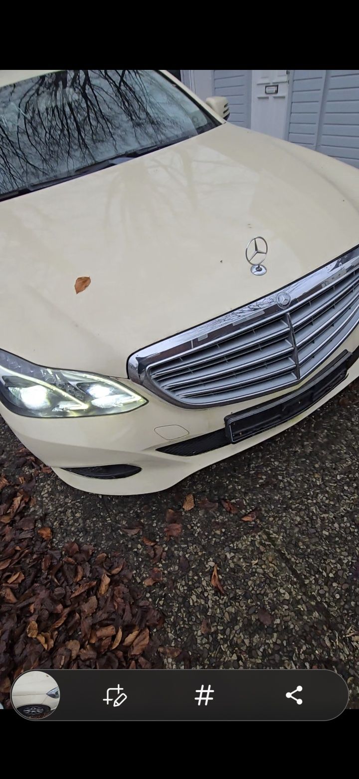 Balamale pirotehnice Capota aripi stanga dreapta Mercedes E-Class W212