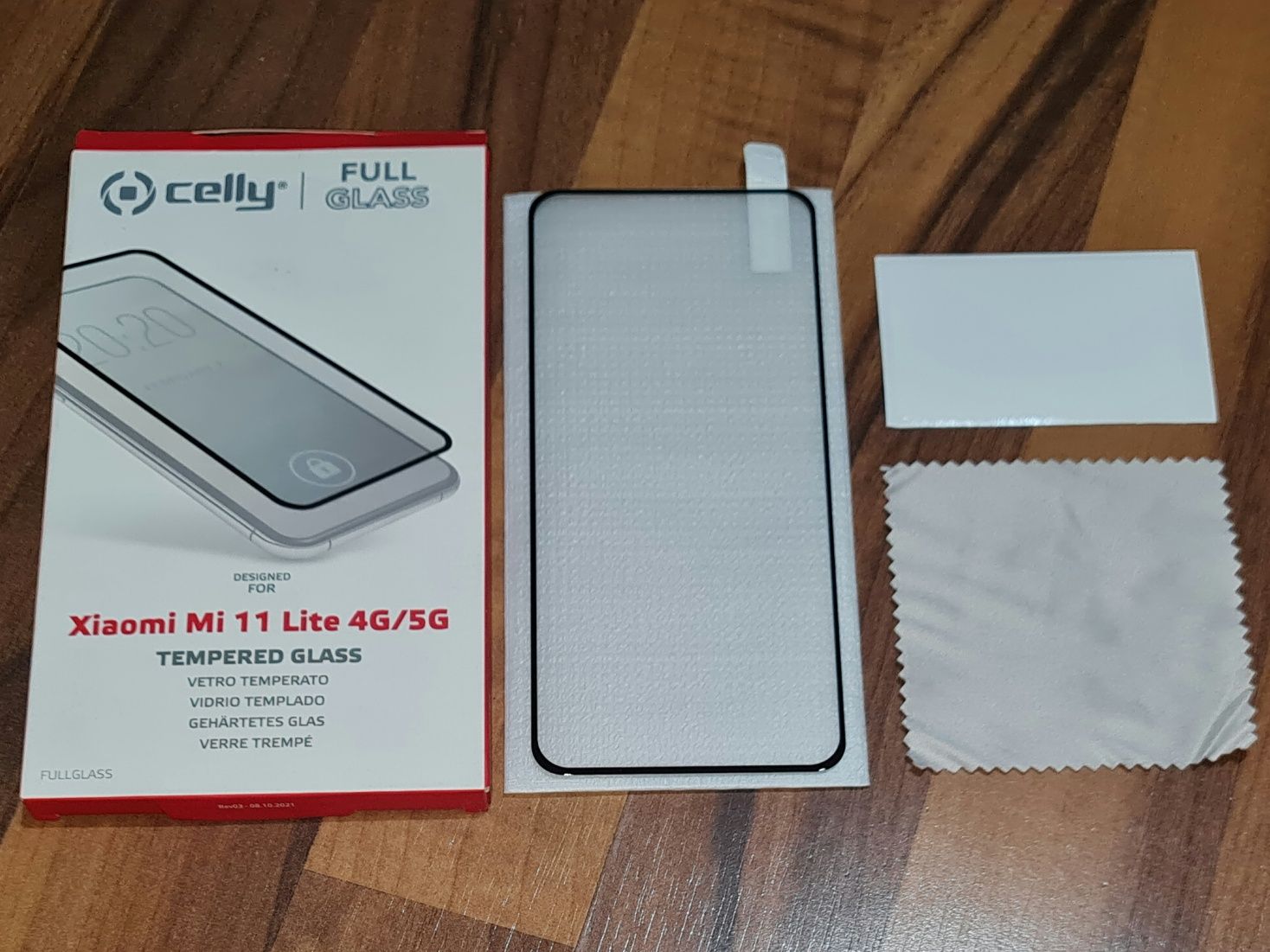 Folie sticla full cover originala Celly Xiaomi Mi 11 Lite 4G 5G