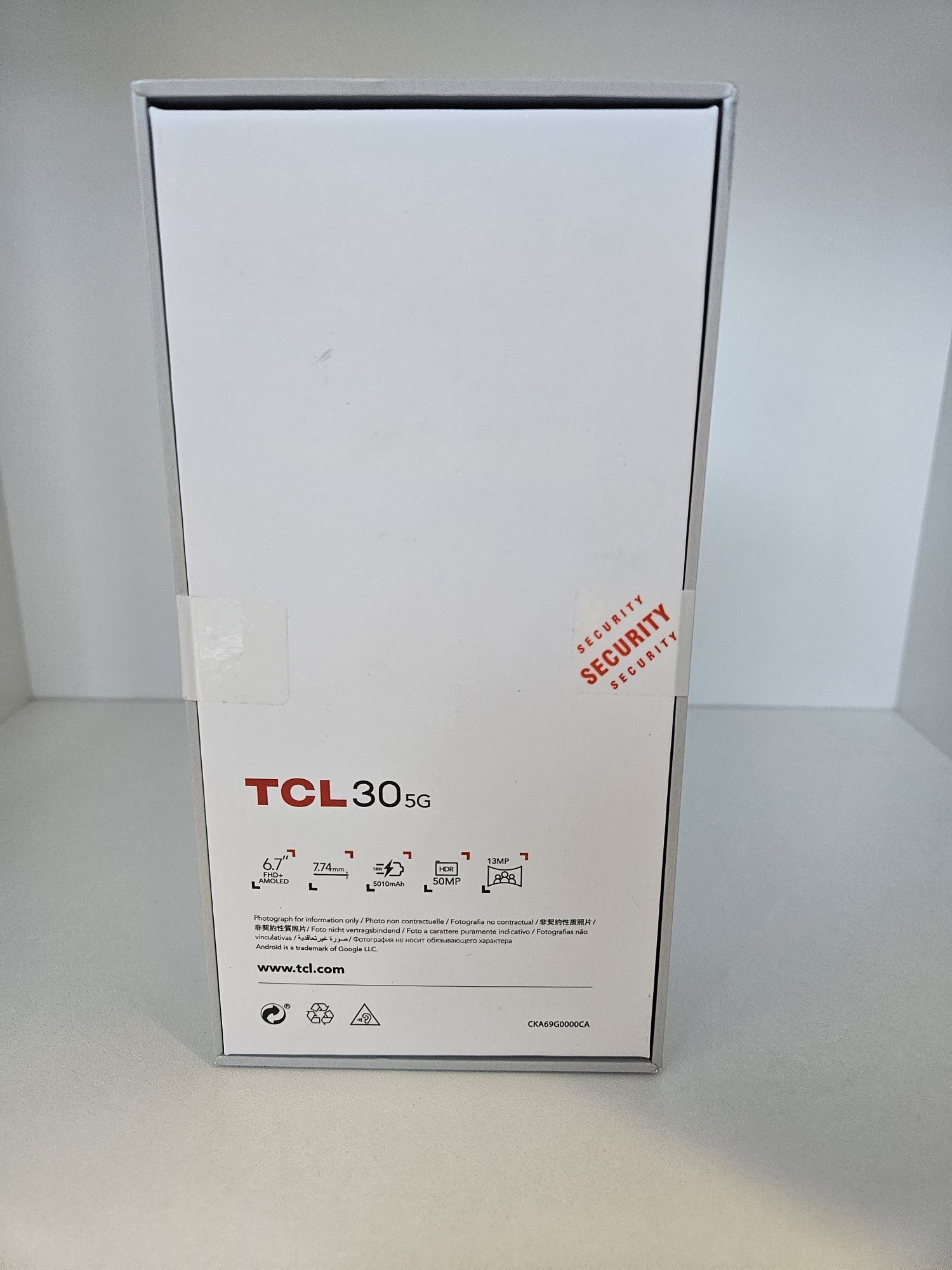 Мобилен телефон  TCL 30 128GB  TECHNO BLACK