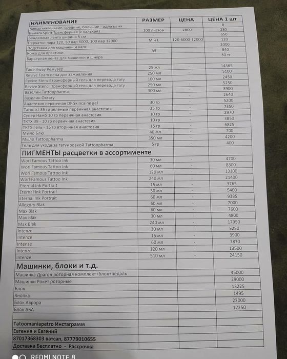 Картриджи иглы для мастеров Тату и Перманентного макияжа