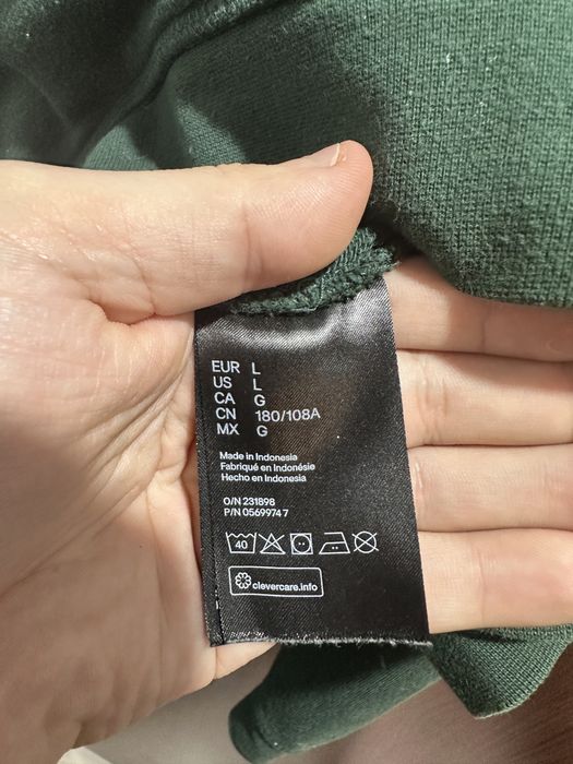 Hanorac verde barbati h&m