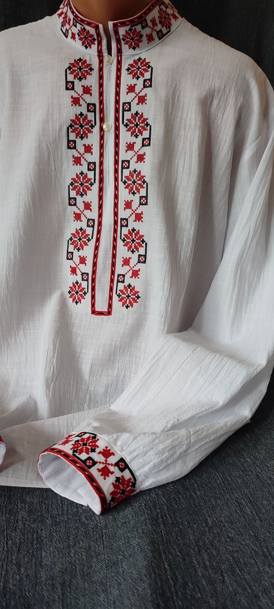 Мъжка риза с шевици