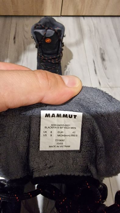 Bocanci Mammoth Blackfin III Wp High Negru