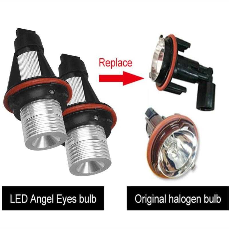 LED крушки Angel Eyes жълти за BMW – с канбуси , бмв ангелски очи