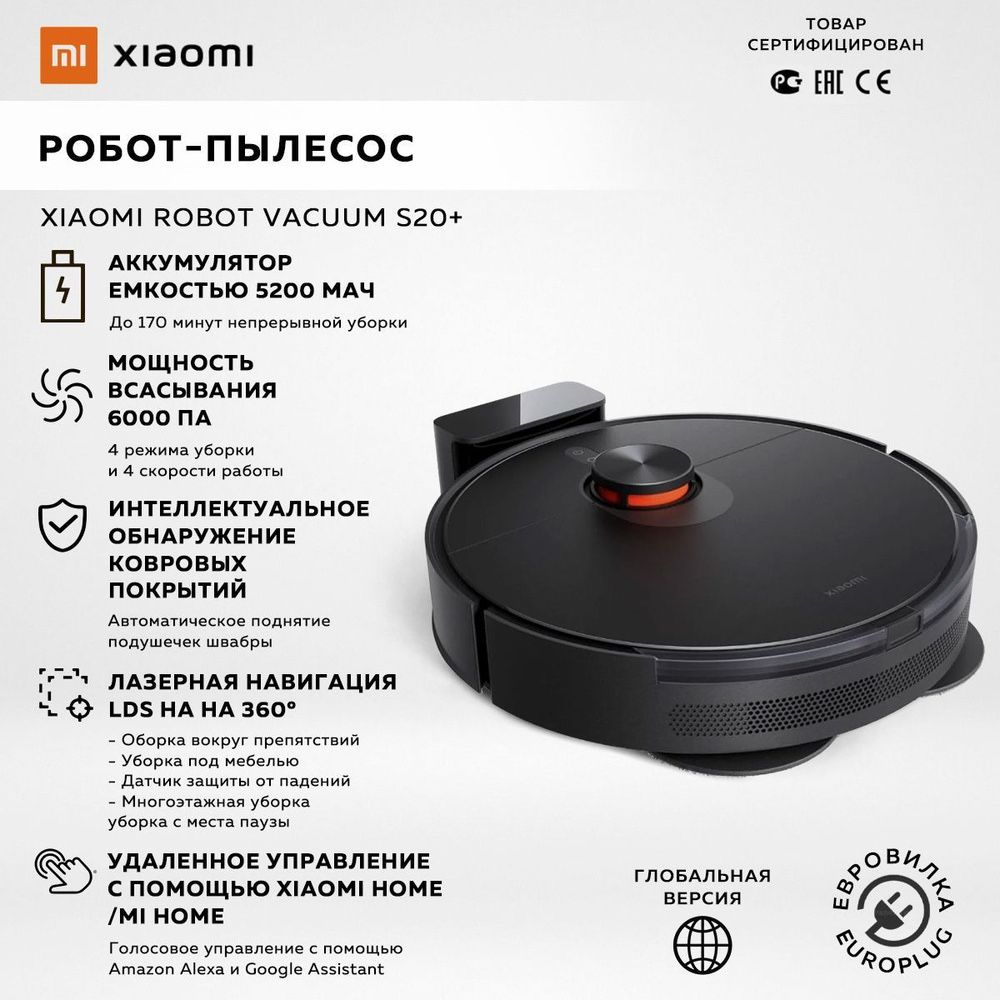 Робот пылесос Xiaomi S20+