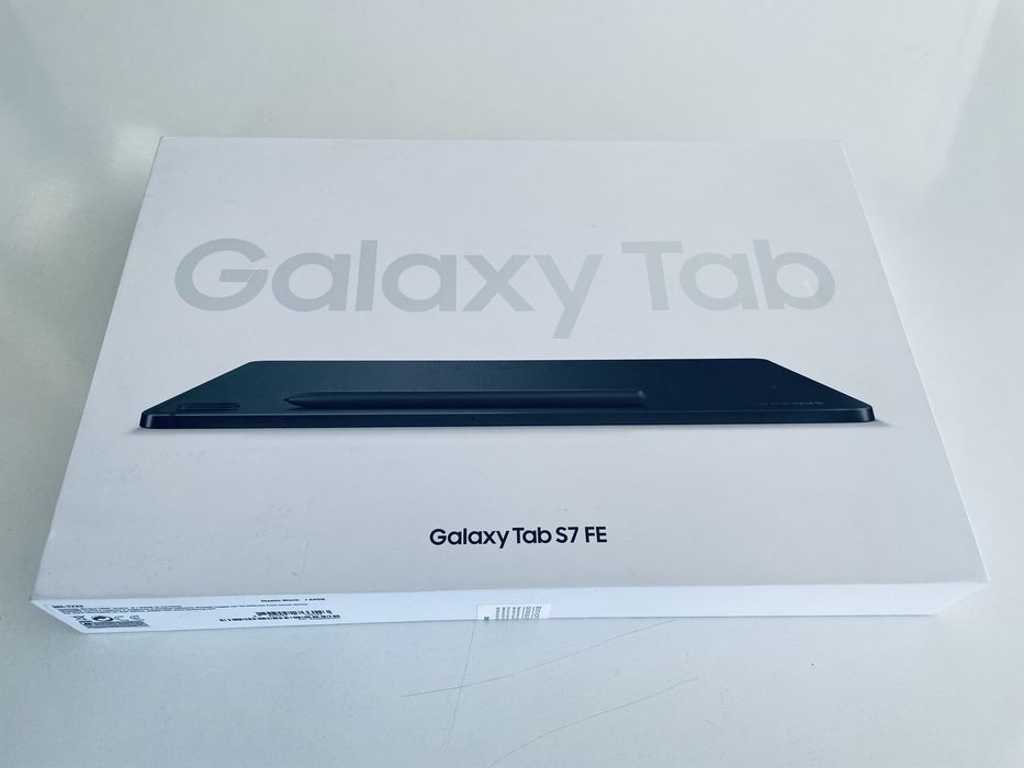 НОВ! Samsung Galaxy Tab S7 FE 64GB Ram Black WiFi 2г.Гаранция!