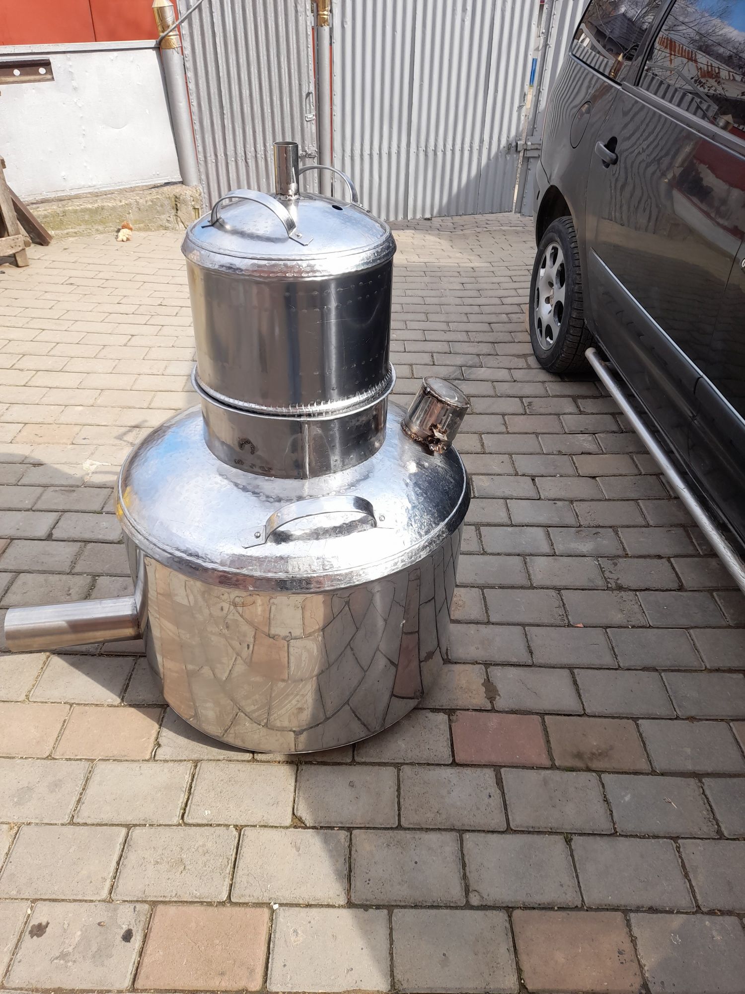 Vand cazan de inox de 230 litri