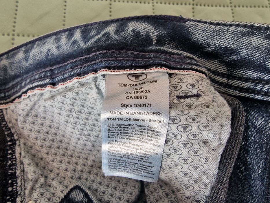 Vand blugi Tom Tailor Marvin Straight 36/36