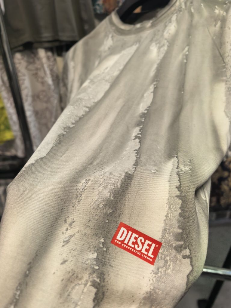 Diesel тениска високо качество сива