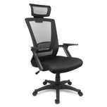 RESIGILAT Scaun de Birou, Dr.Home Pixy XL, Cadru Otel, Mesh - Negru