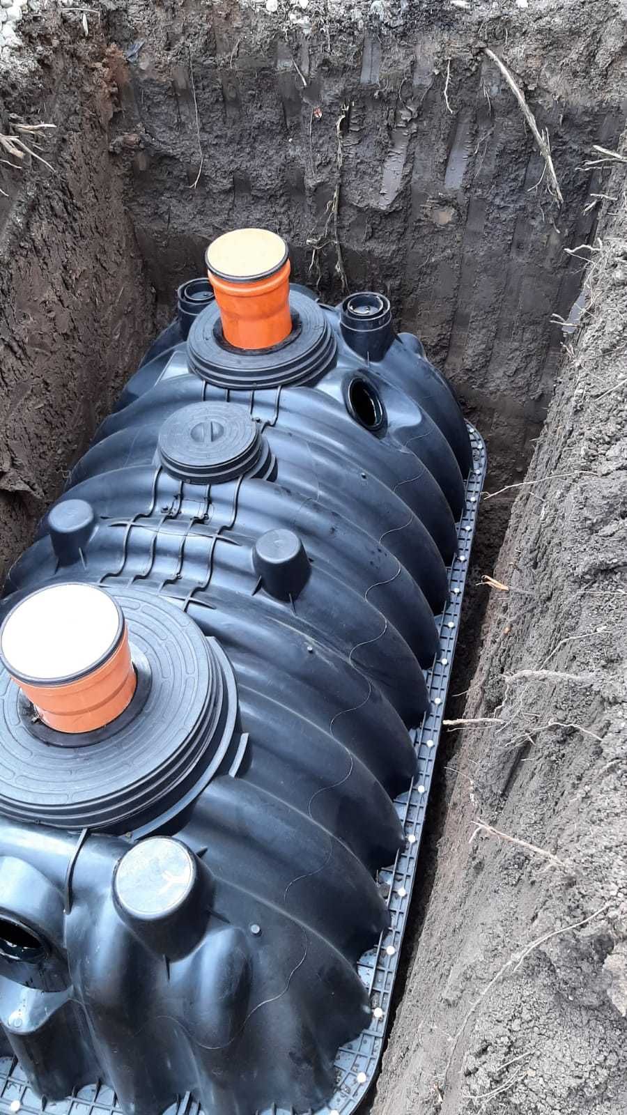 Fose septice, statii de epurare cu montaj Arad 1500l-2500l-3mc-5mc