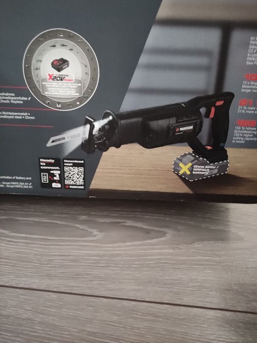 Ferastrau sabie parkside performance pe acumulator de 20 V