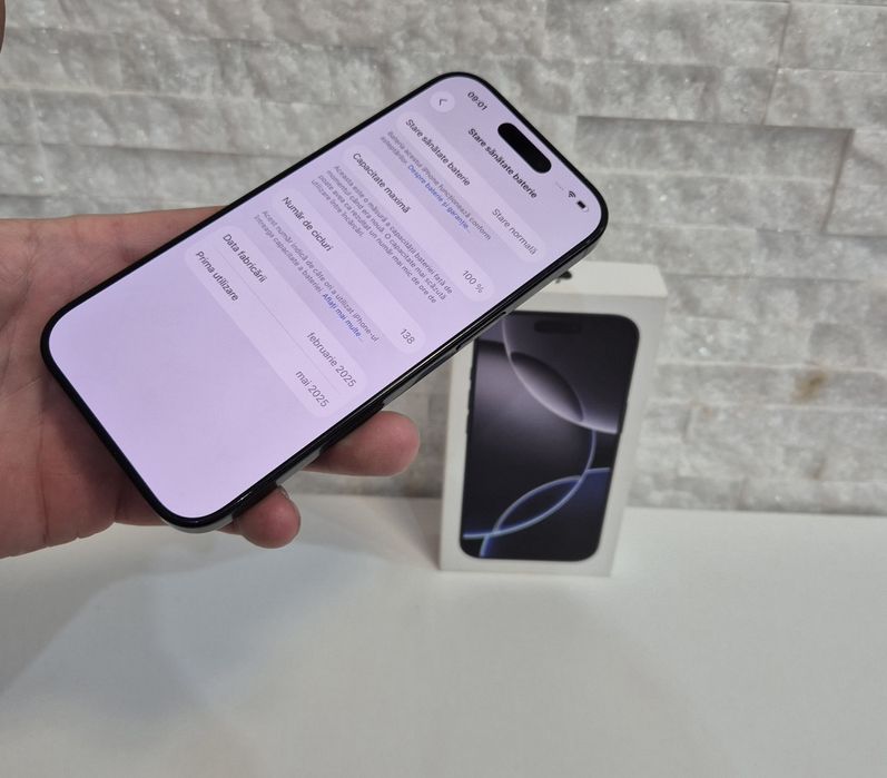 iPhone 16 Pro 512GB. 100% Bateria