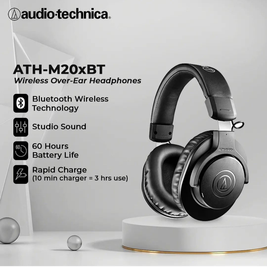 Топ! Audio Technica ATH-M20BT Bluetooth Студийные Наушники/Гарнитура