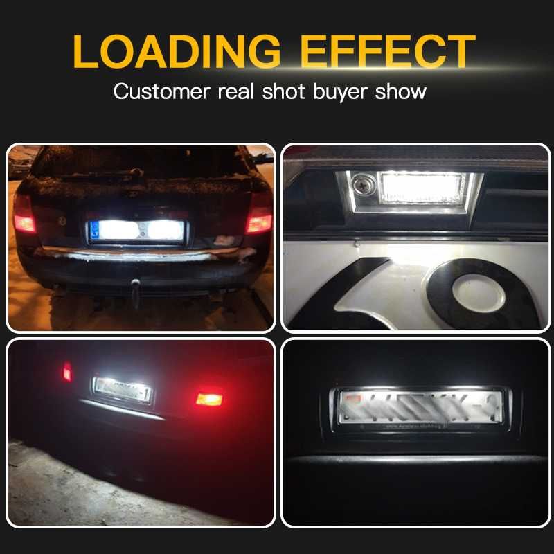 Супер ярки LED плафони за заден регистрационен номер (A6 C5, RS6)