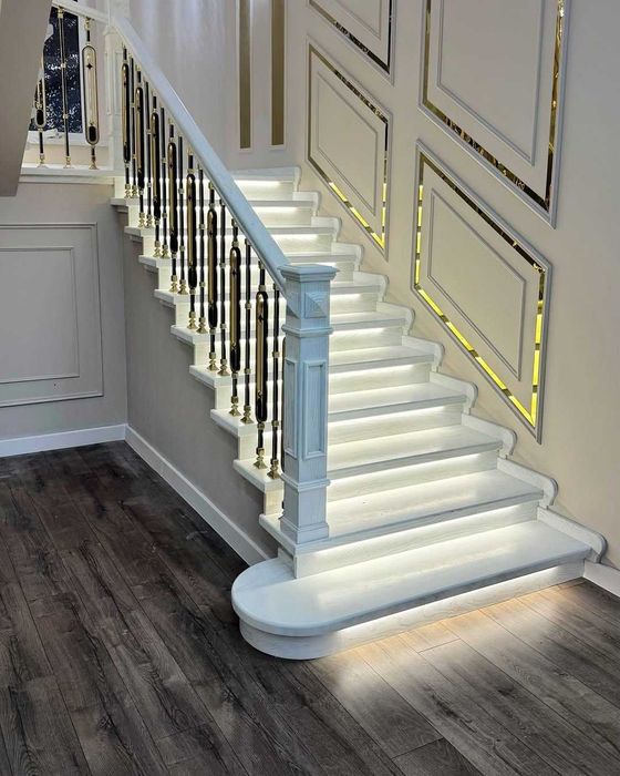 Лестницы под ключ в Петропавловске | Премиум, гарантия | Рассрочка 24