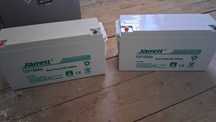 2 baterii Gel 12 V 150 Ah (Jarrett) – noi,700 lei/buc  Ghindari, Mureș
