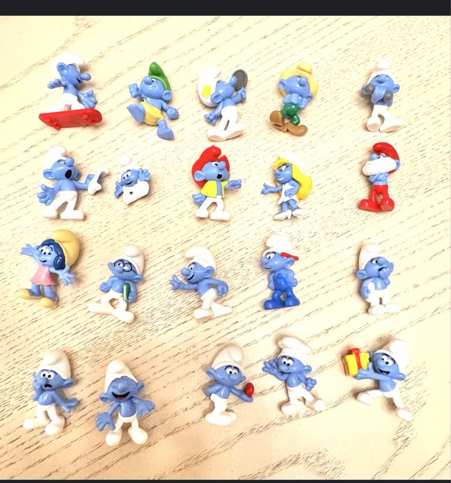 Strumfi Kaufland oricare 4 Strumfi 30 lei