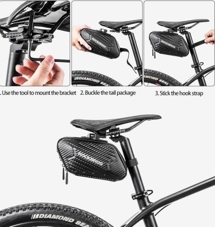 Borseta geanta impermeabila Rockbros sub sa bicicletă sea 1.5 l mtb