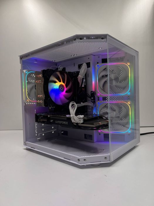 PC Gaming White Aurora | Intel i3-12100F | 16GB DDR4 | 512GB SSD | RTX