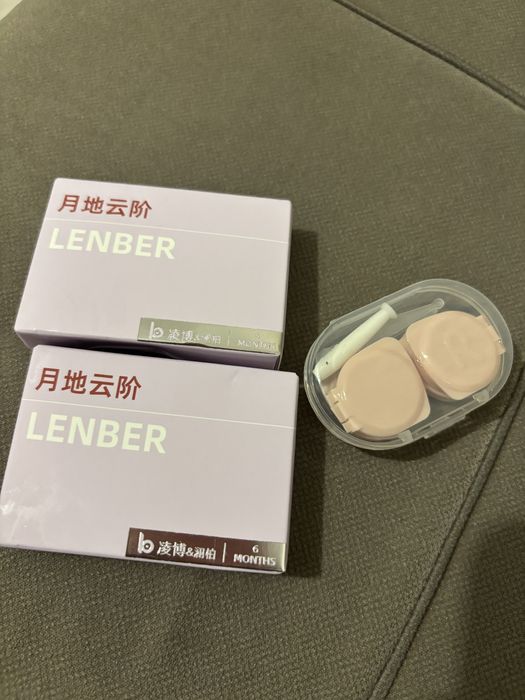 Продам линзы черные новые 14.5