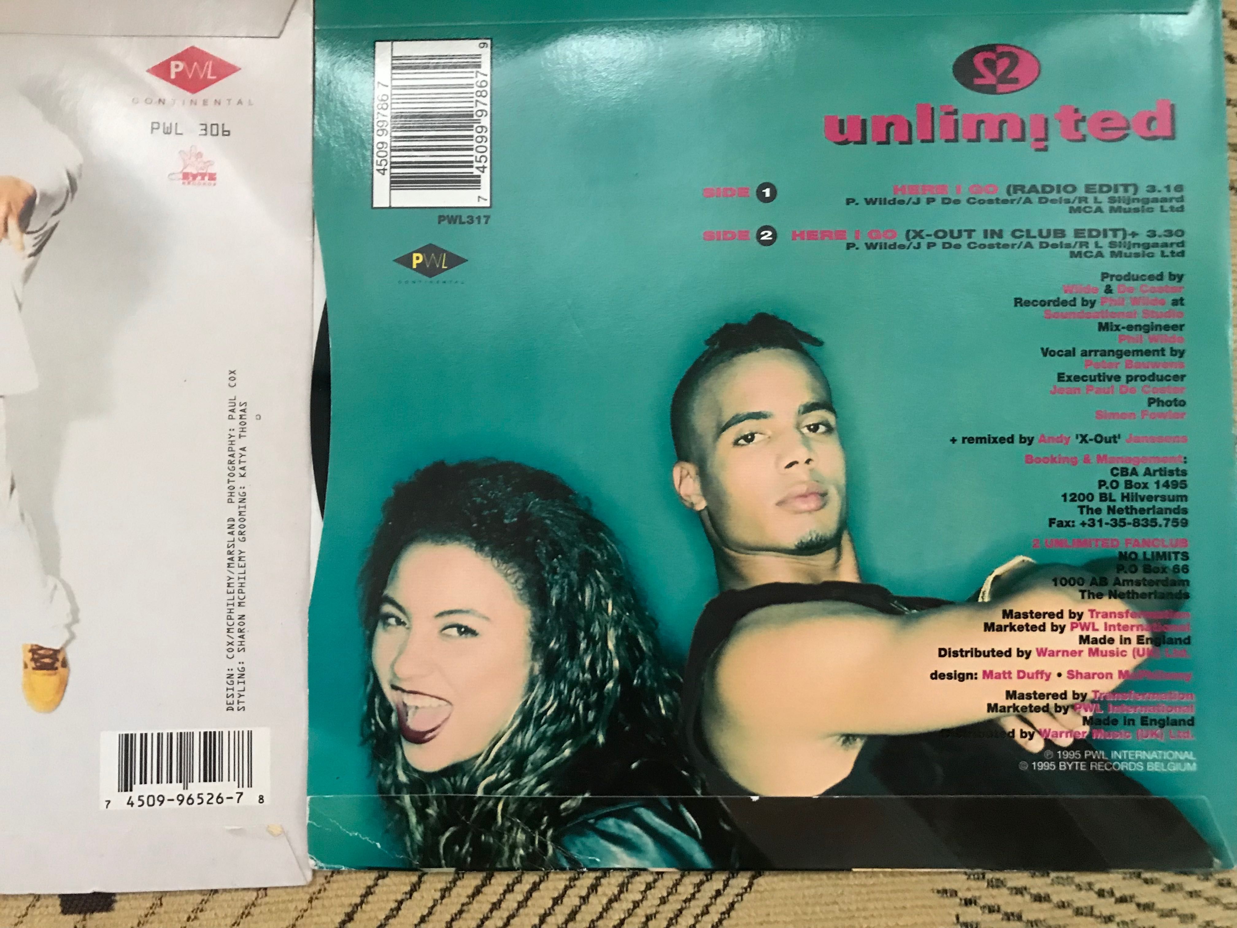 2 Unlimited - две малки плочи