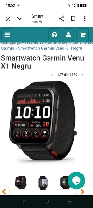 Garmin venu x1  folosit de câteva ori