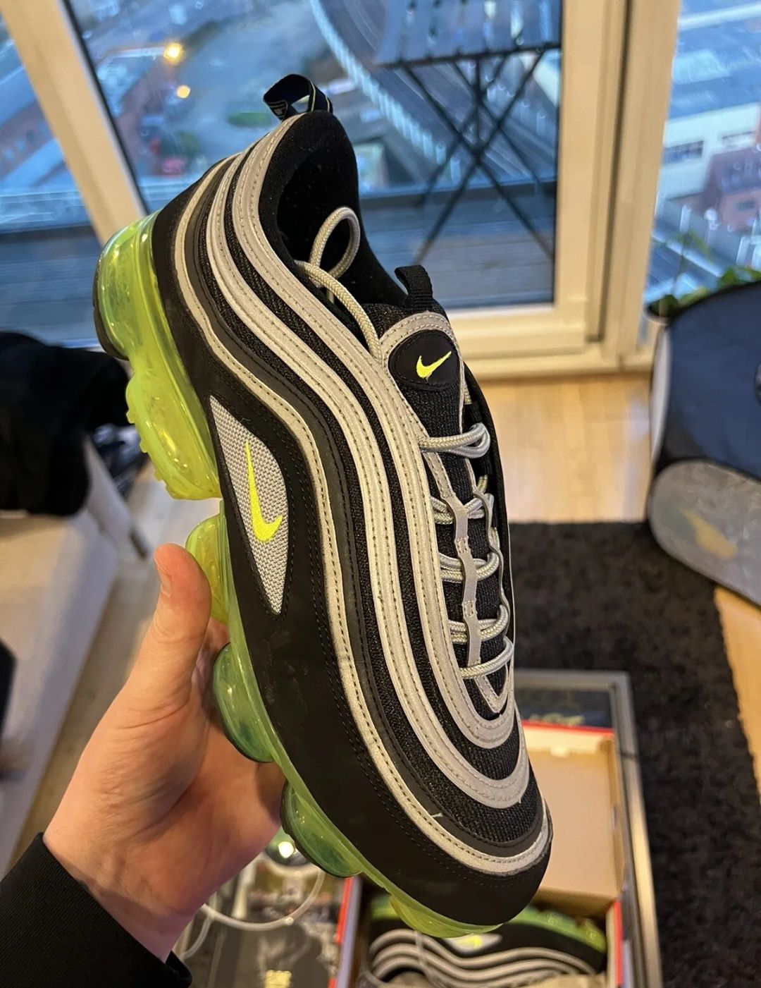 Nike air max vapormax 97 OG Japan neon 100% оригинални 44