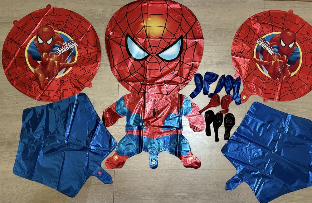 Seturi Spiderman +cadou cifra aniversara
