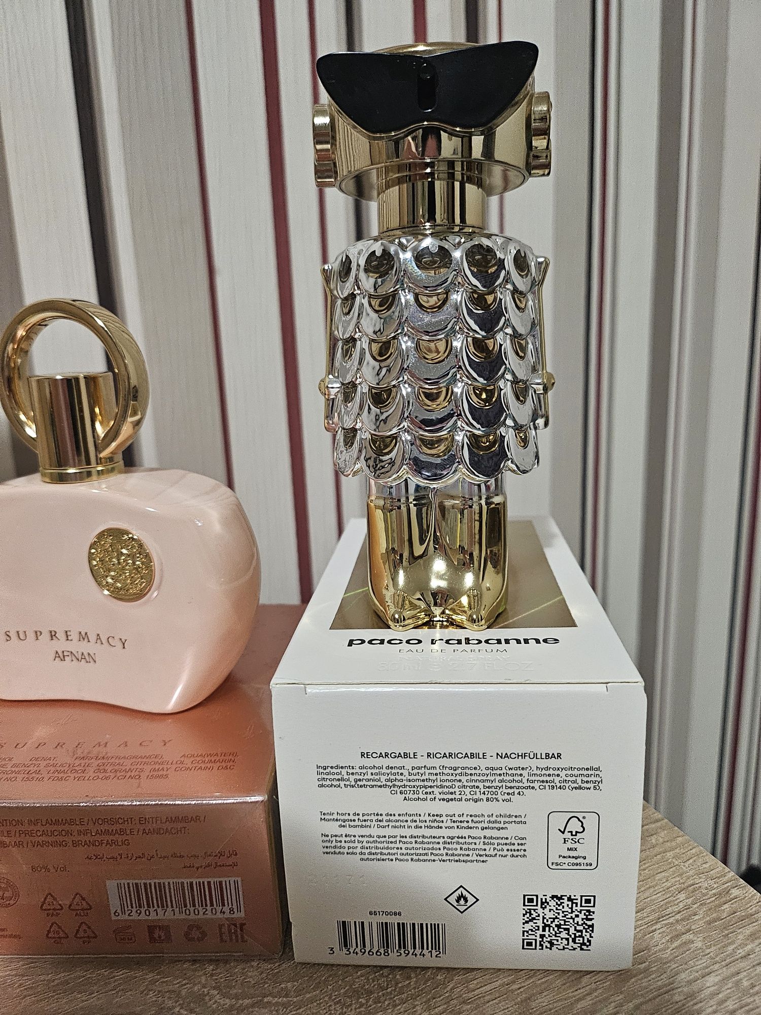 Парфюм Paco Rabanne Fame/ Afnan Supremacy Pink/ Lattafa Ana Abiyedh