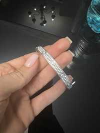 Bratara model Cartier diamante aur 18k