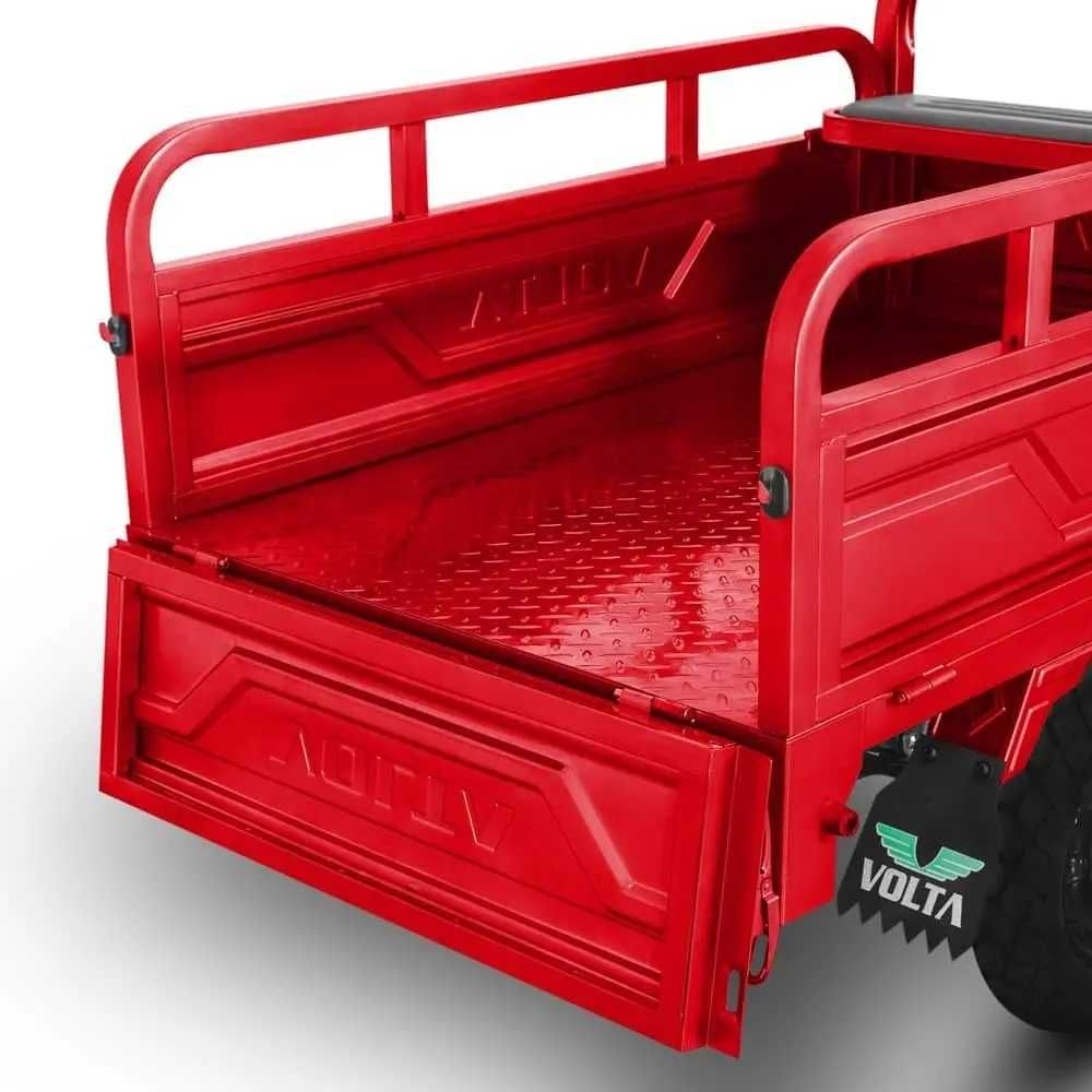 Tuk Tuk Fără Permis, Electric, Hercules, Motor 3900W, Cu Cabină, Roșu