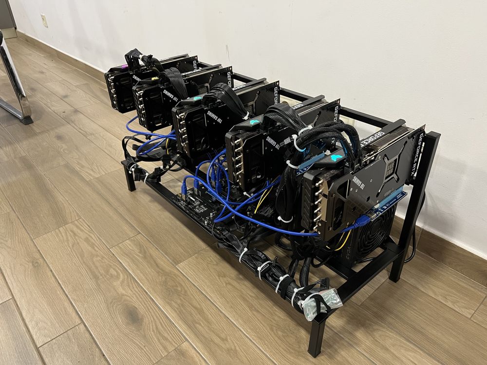 Mining Rig / копачка RTX 3080 12 GB 6400Mh/s