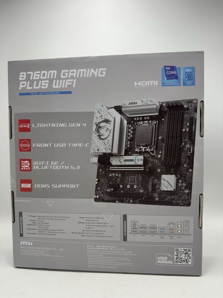 Placa de baza MSI B760M GAMING PLUS Wi-Fi Sigilata VI