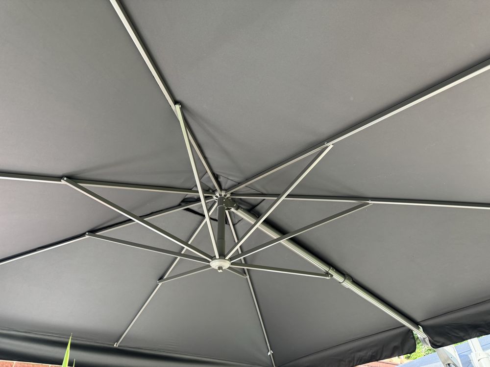 Градински чадър Метро 3х3 Черен