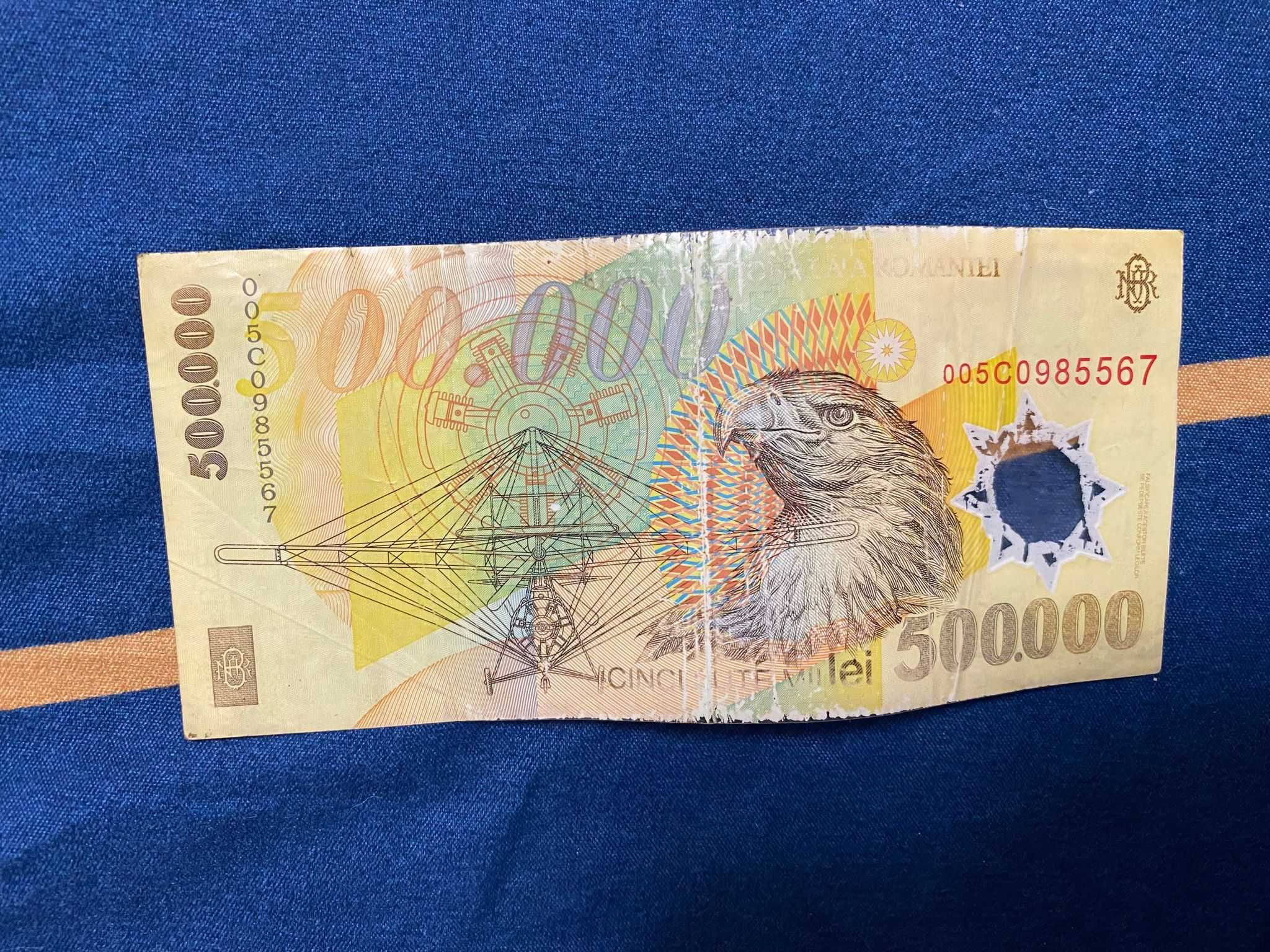 Vand bancnota 500.000 de lei