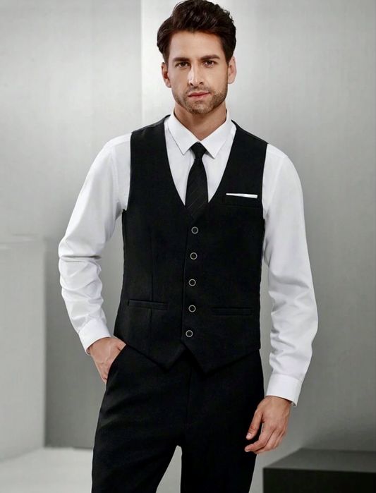 Costum barbati vesta+pantalon