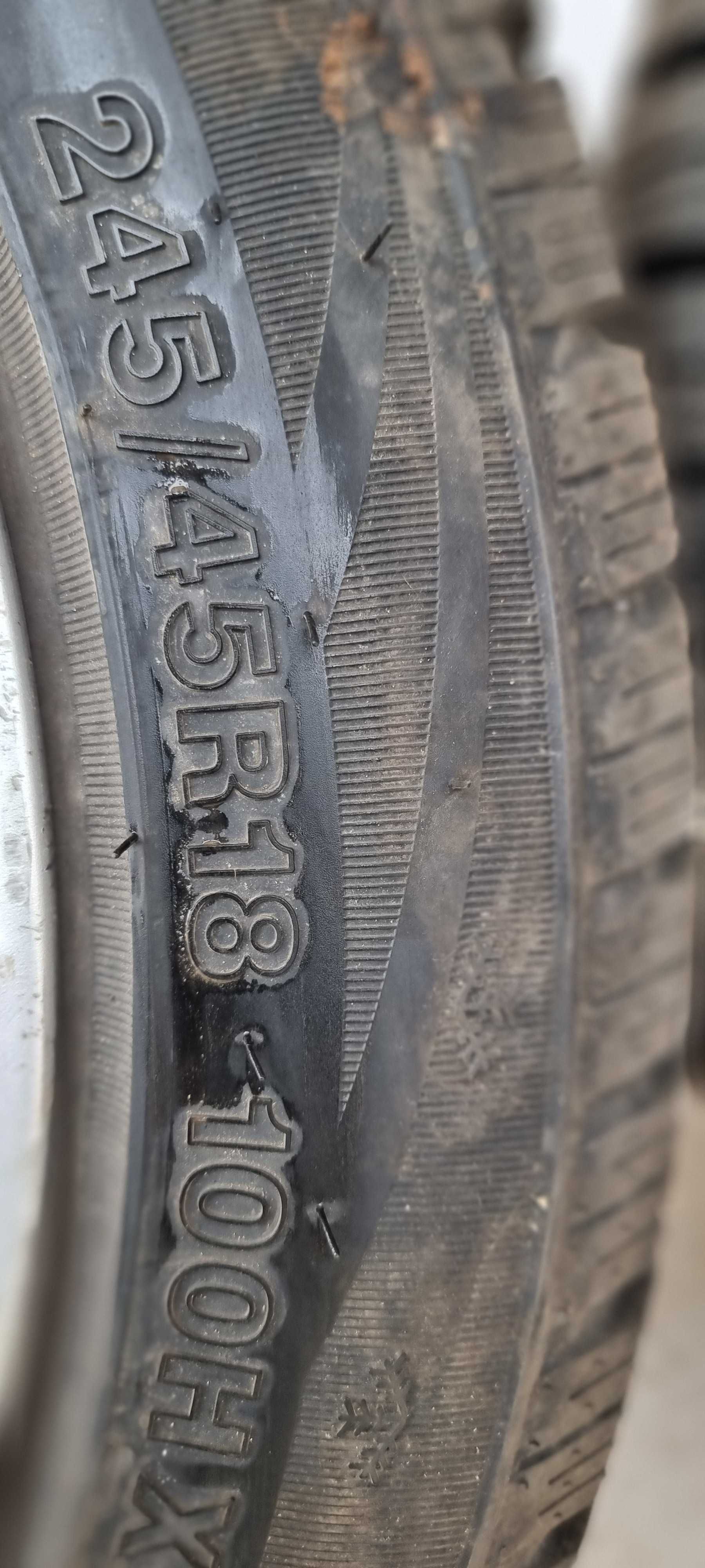 Зимни гуми с оргинални  джанти  бмв  18цола