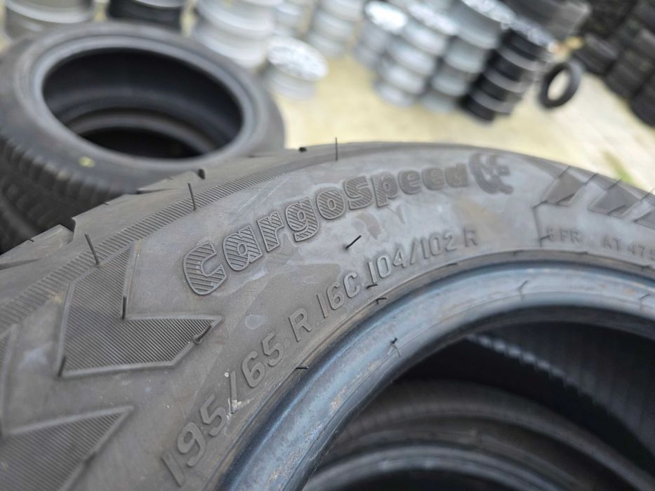 4бр Като нови летни гуми за бус 195 65 16 С - Riken - DOT 2024