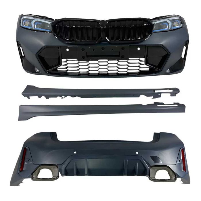 M пакет боди кит за BMW G20–преход към G20 Facelift (2022+)M-Tech стил