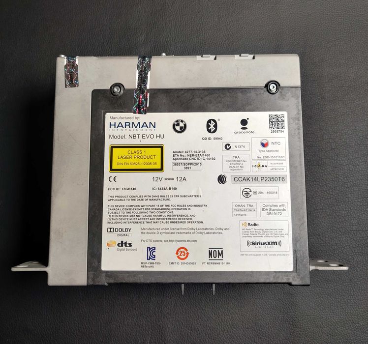 Navigatie BMW NBT EVO ID6 B240 HW 3.1 APIX 1, FM, 4GB - F15 F16 X5 X6