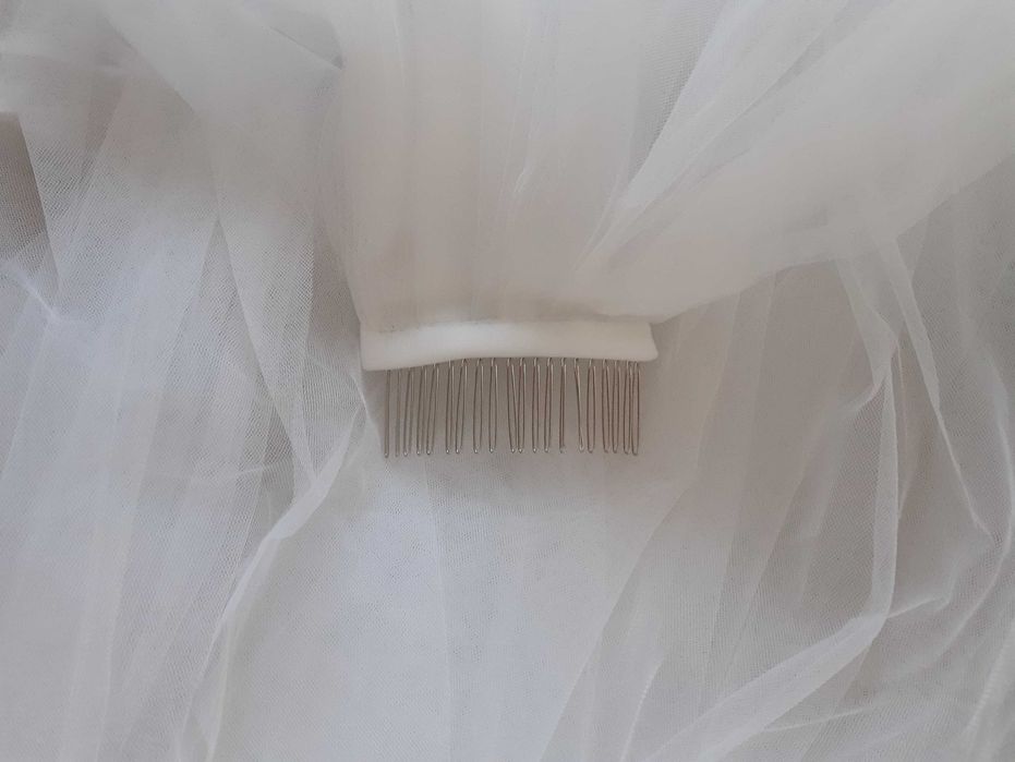 Voal de mireasa NOU simplu 3m lung