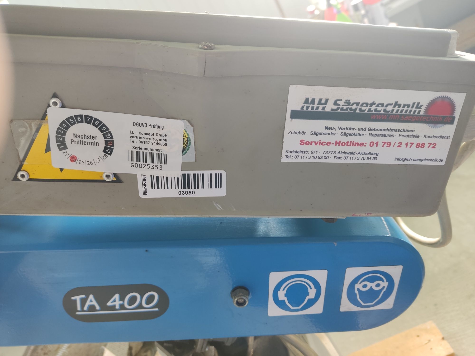Циркуляр за цветни метали с охлаждане MACC TA 400