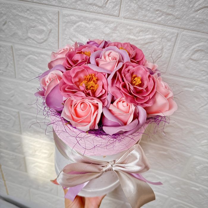 Букет от сапунени рози / сапунени рози