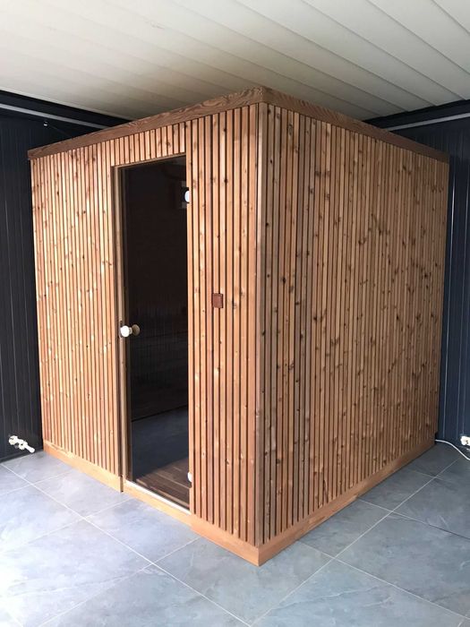 Sauna din lemn masiv