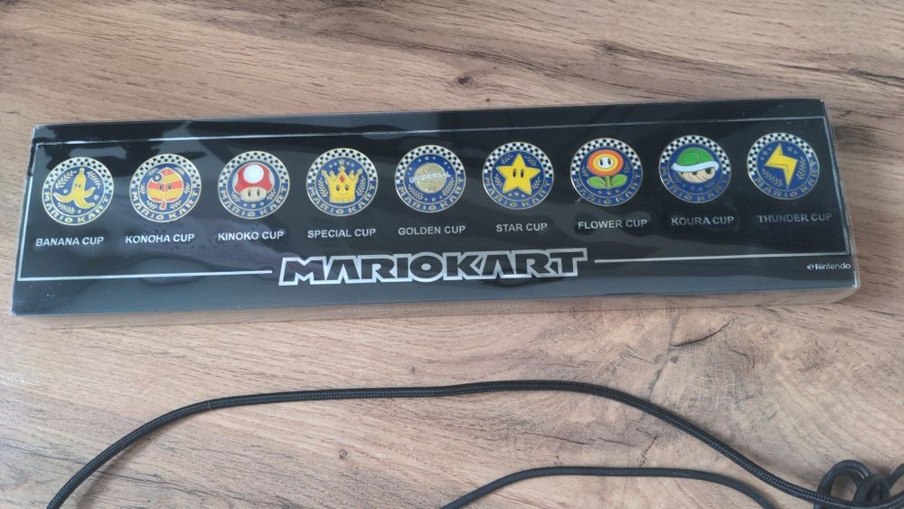 Mario Kart USJ Limited Pin Badge Set 8pc Cup Design Collectible