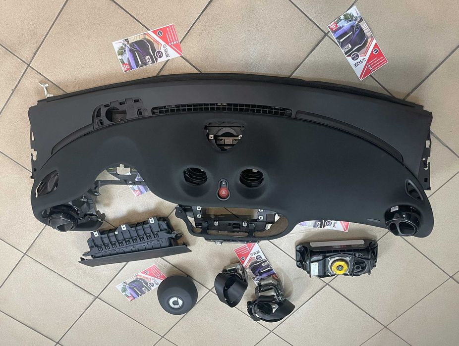 Smart w453 electric - kit airbag volan pasager genunchi - plansa bord