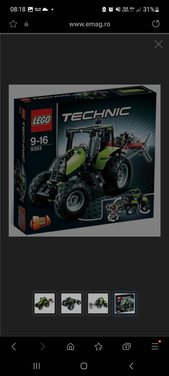 Tractor lego tehnic
