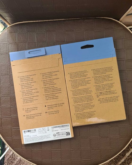 Paperwhite 12 signature edition 32gb  2024 НОВ 7" + оригиналния калъф