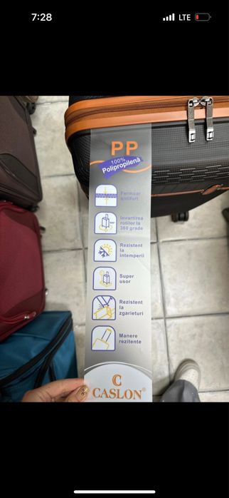 Troler 4 roti polipropilena